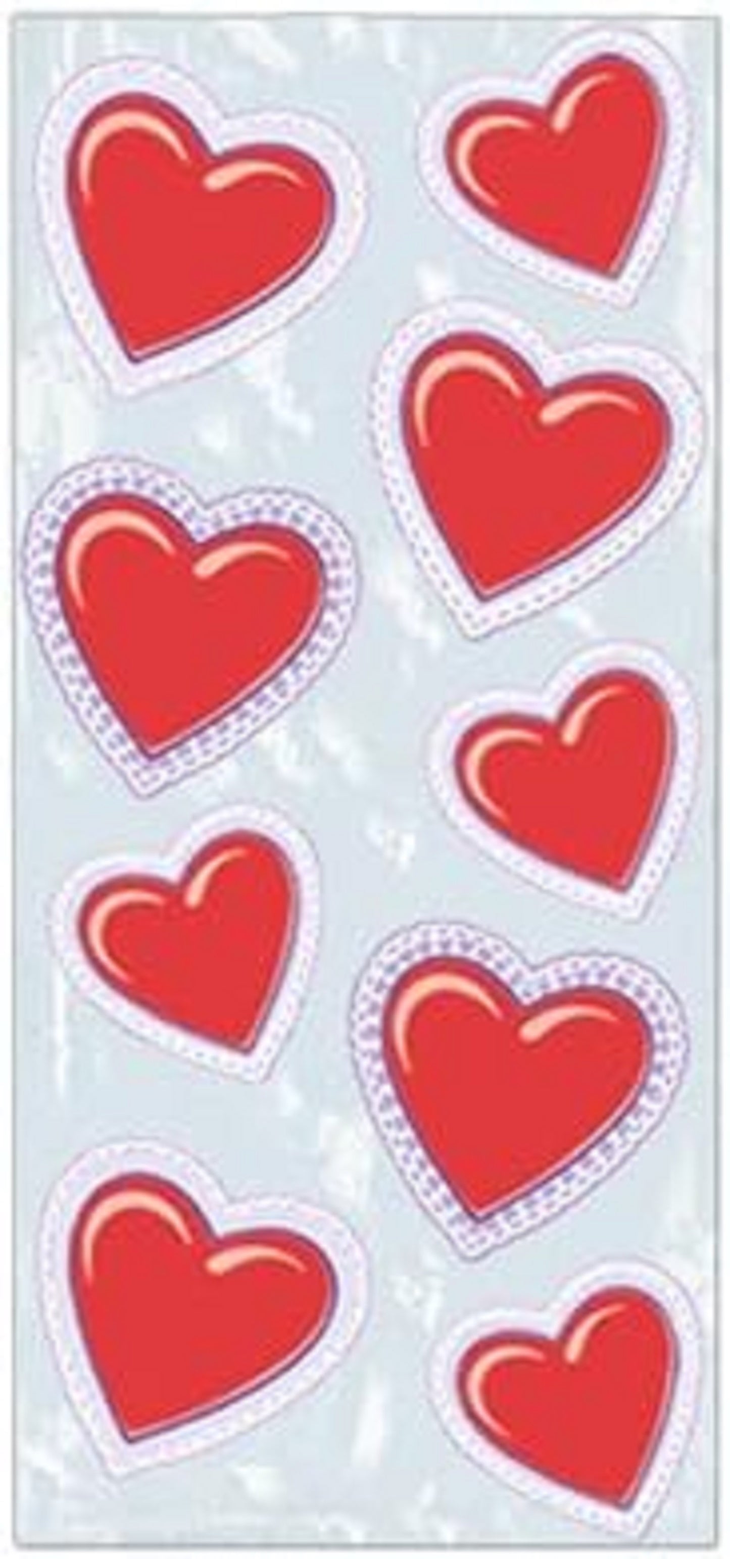PMU Valentine’s Day Hearts Cellophane Bag (20pcs per pack) Party Favors Gift Bag