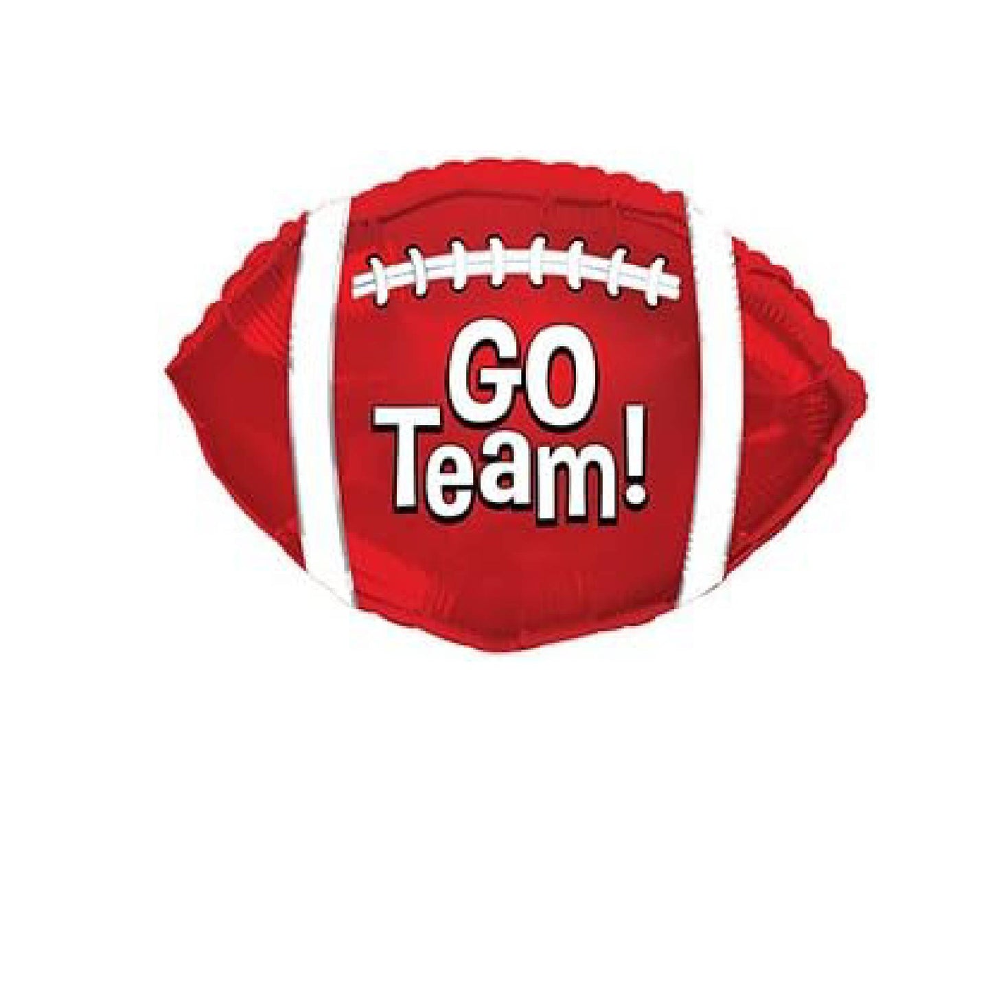 PMU Football Balloons 10 Inches Pre-Inflated Stick Mylar