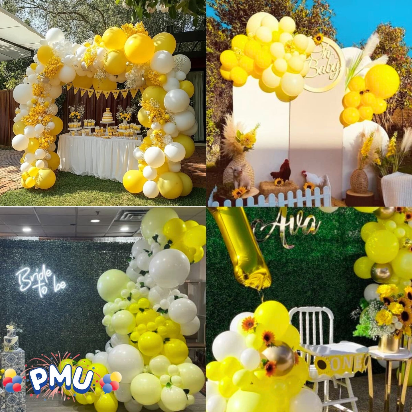 PMU 12 Inch PartyTex Premium Latex Balloon