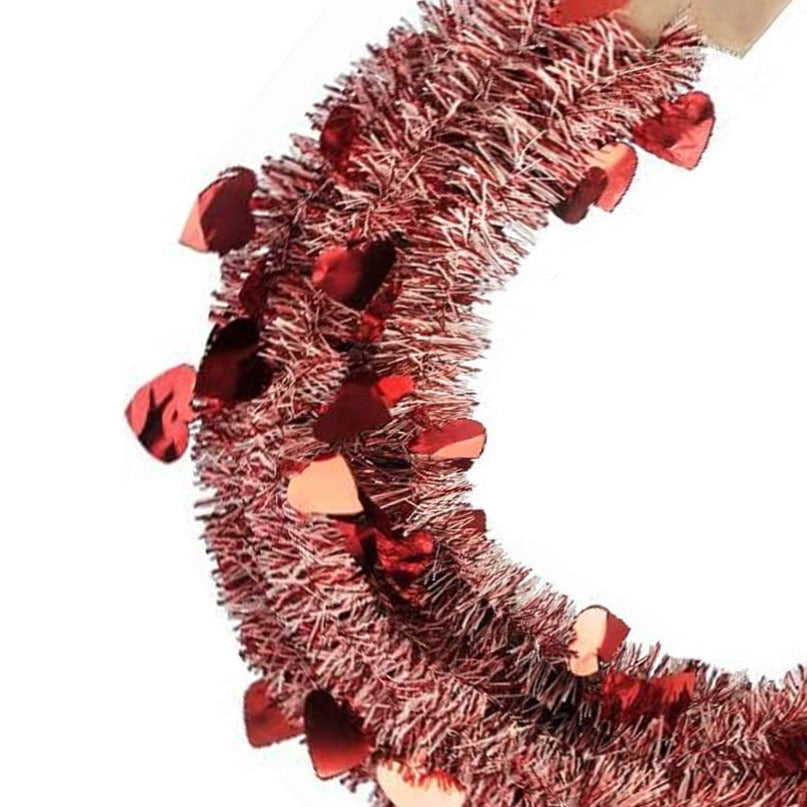 PMU Jack-O-Lanter Halloween Party Decoration and Valentine’s Day Tinsel Garland