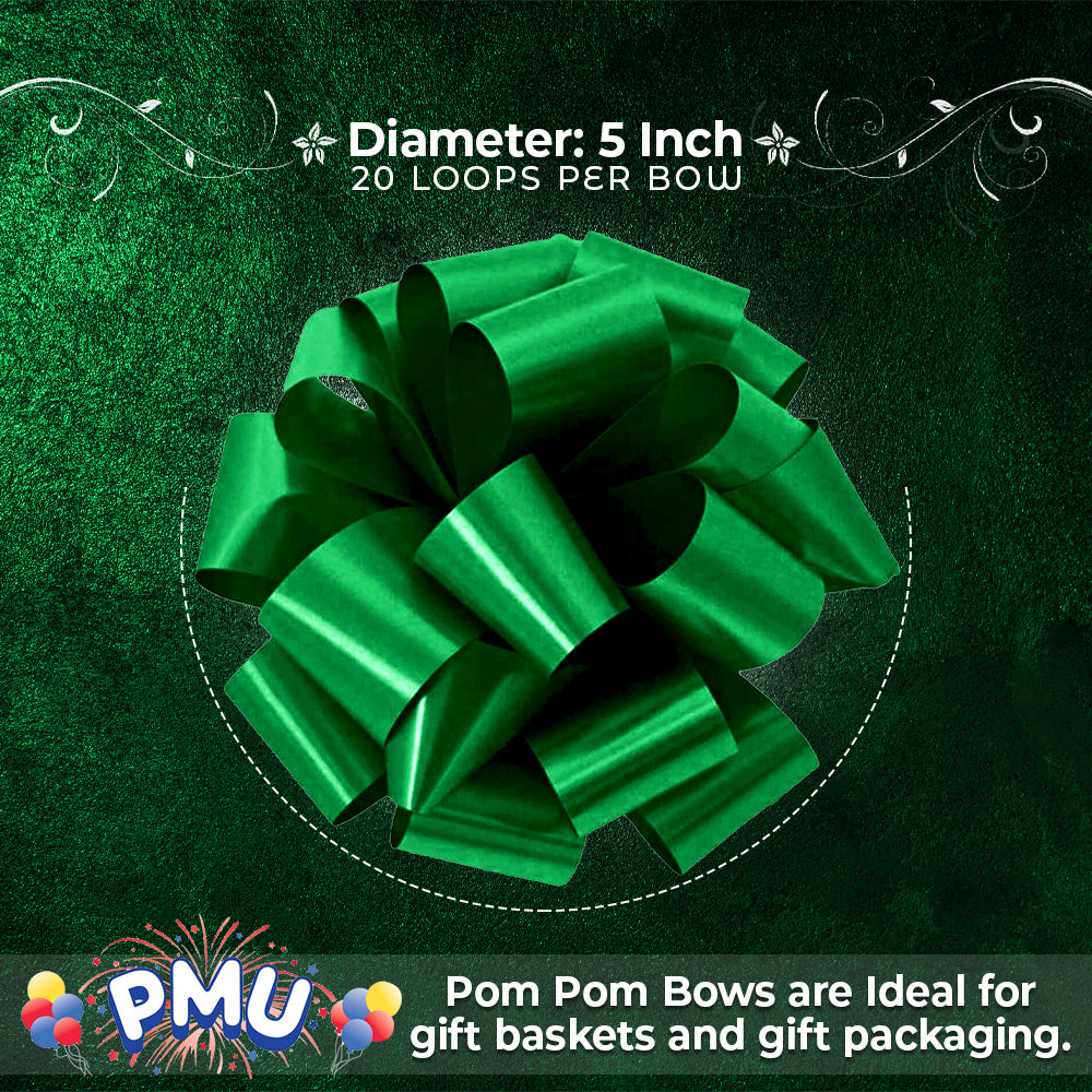 PMU Pom Pom - Pull Out Bows 5 Inch - 20 Loops