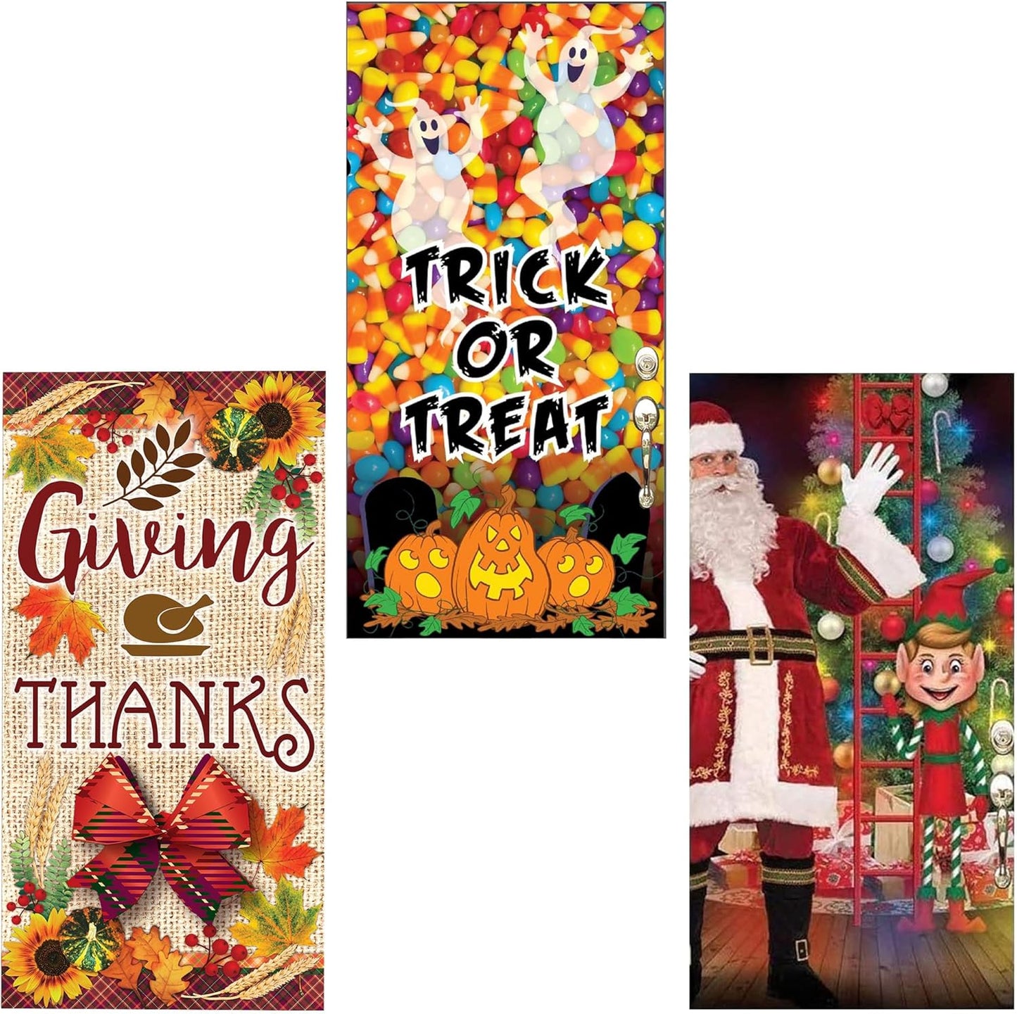 PMU Door Covers - Thanksgiving Door Covers - Thanksgiving Banner - Front Door Cover for Thanksgiving