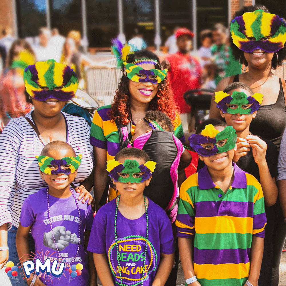 PMU Mardi Gras Jester, Crawfish, Sequin Hat, Headband Costume Accessory