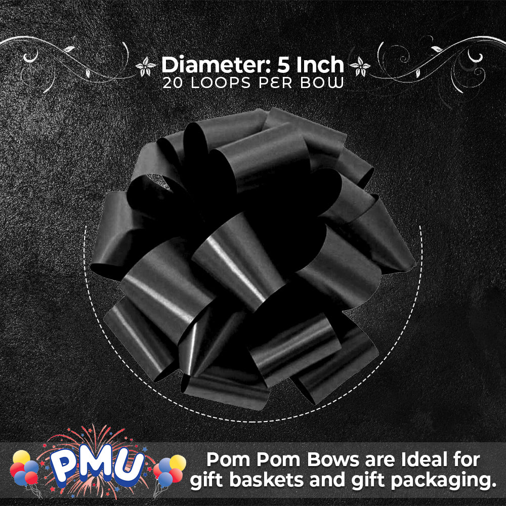 PMU Pom Pom - Pull Out Bows 5 Inch - 20 Loops