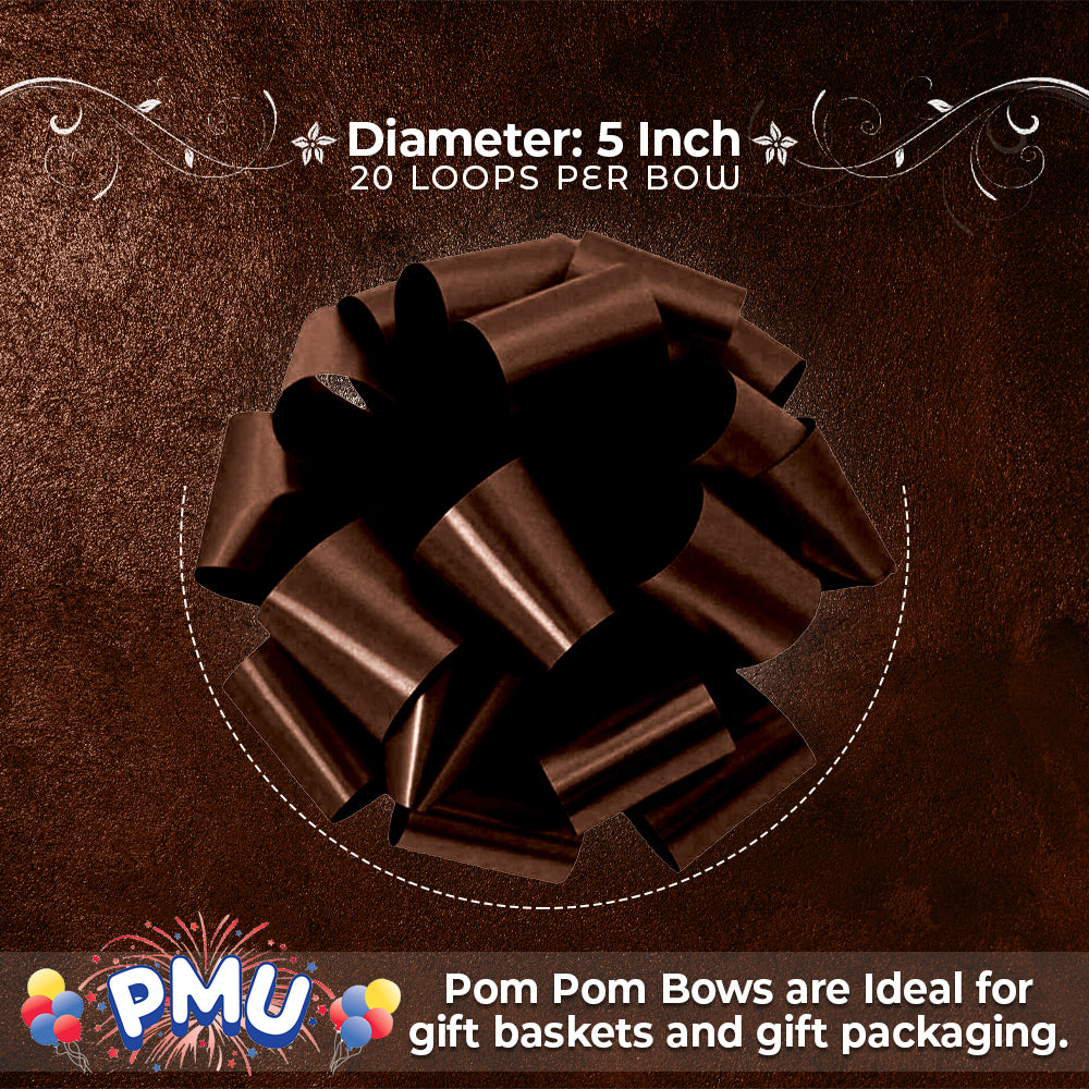 PMU Pom Pom - Pull Out Bows 5 Inch - 20 Loops
