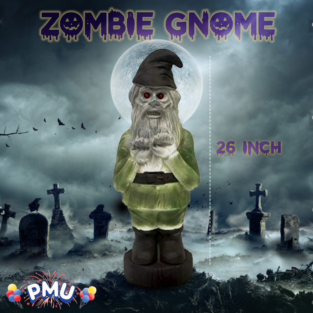 PMU Halloween Mold Plastic Statue - Perfect Decor for Halloween, Lawn, Yard, Patio, Hunted House Party, Home, Indoor & Outdoor