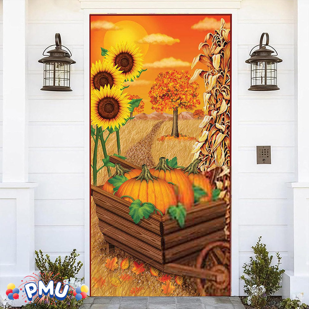 PMU Door Covers - Thanksgiving Door Covers - Thanksgiving Banner - Front Door Cover for Thanksgiving