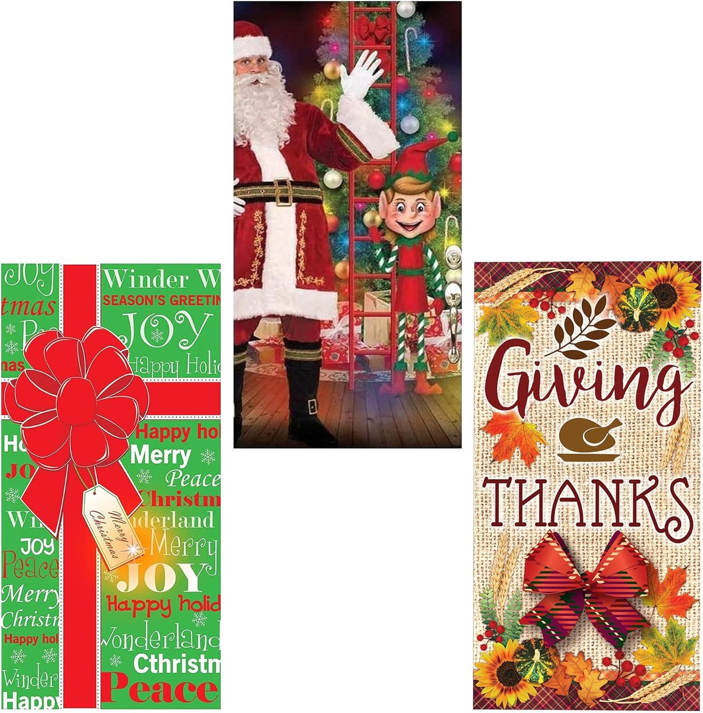 PMU Door Covers - Thanksgiving Door Covers - Thanksgiving Banner - Front Door Cover for Thanksgiving