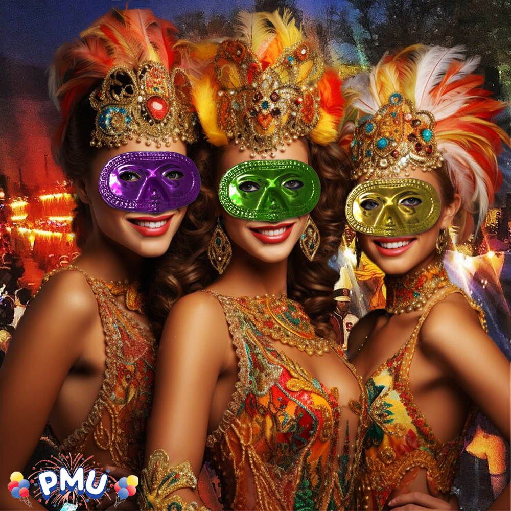 PMU Mardi Gras Jester, Crawfish, Sequin Hat, Headband Costume Accessory