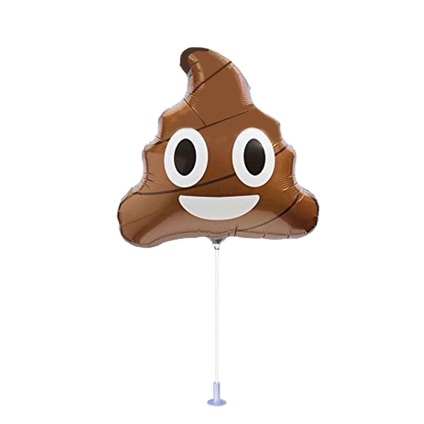 PMU Emoji Balloons 9 inch Pre-Inflated with Stick