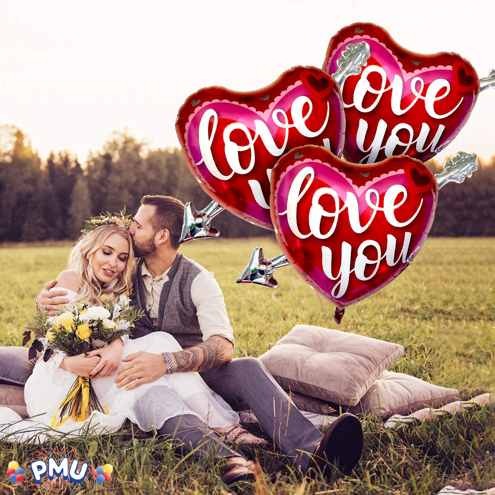 PMU Valentine's Day Mylar - Foil Balloons Proposal, Special Events, Photo Props Party Decoration and Accessories