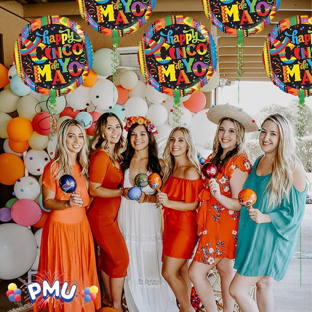 PMU Cinco de Mayo 18 Inch Mylar Balloon