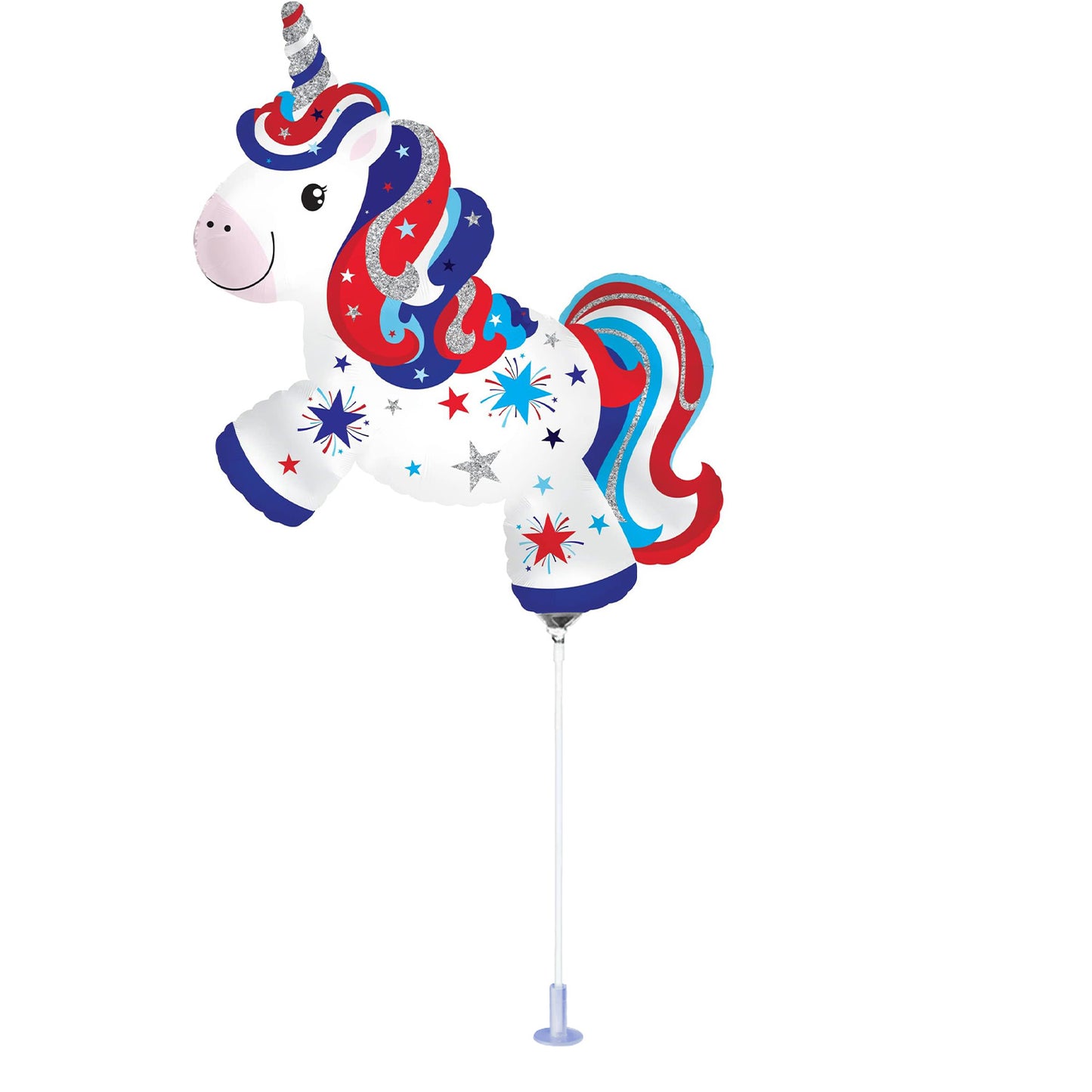 PMU Emoji Balloons 9 inch Pre-Inflated with Stick