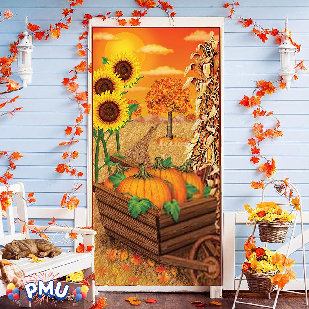 PMU Door Covers - Thanksgiving Door Covers - Thanksgiving Banner - Front Door Cover for Thanksgiving