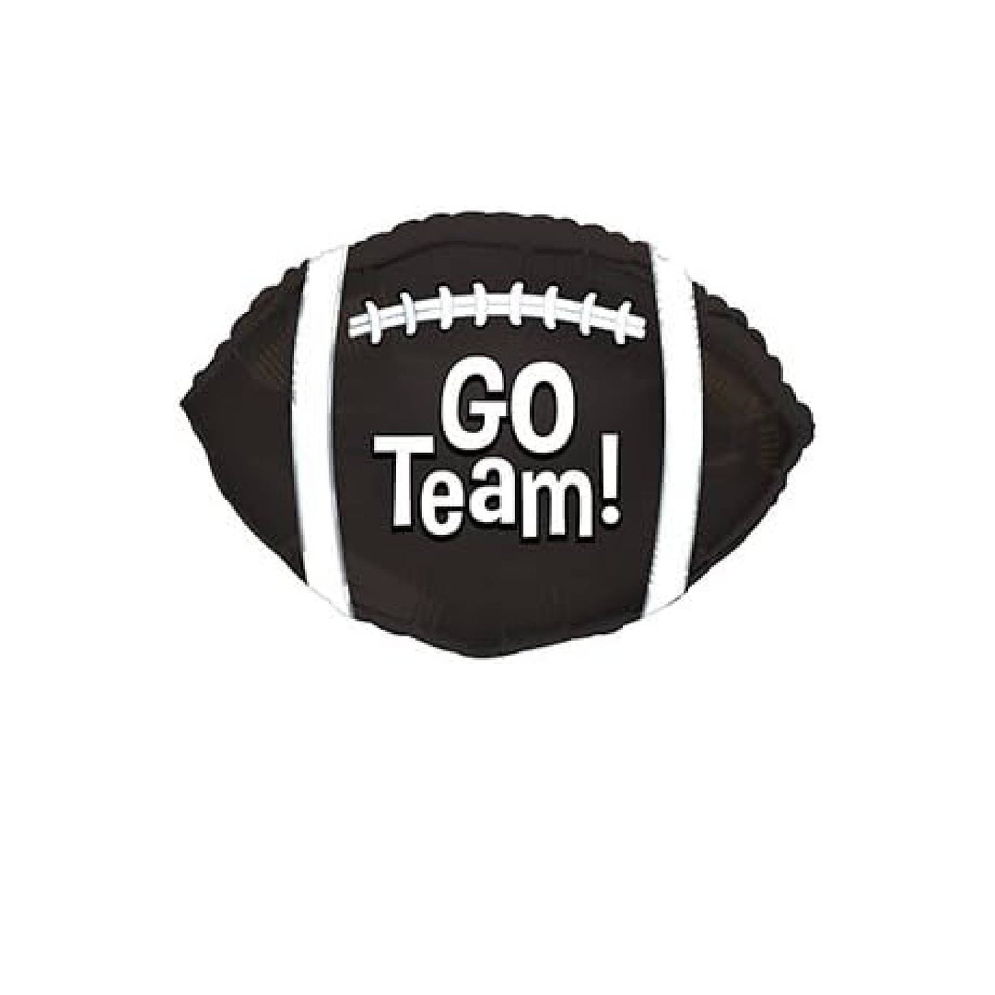 PMU Football Balloons 10 Inches Pre-Inflated Stick Mylar