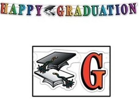 PMU Graduation "Congrats Graduation!" - Graduation Celebration Decor Party Accessories (1/Pkg) Pkg/1