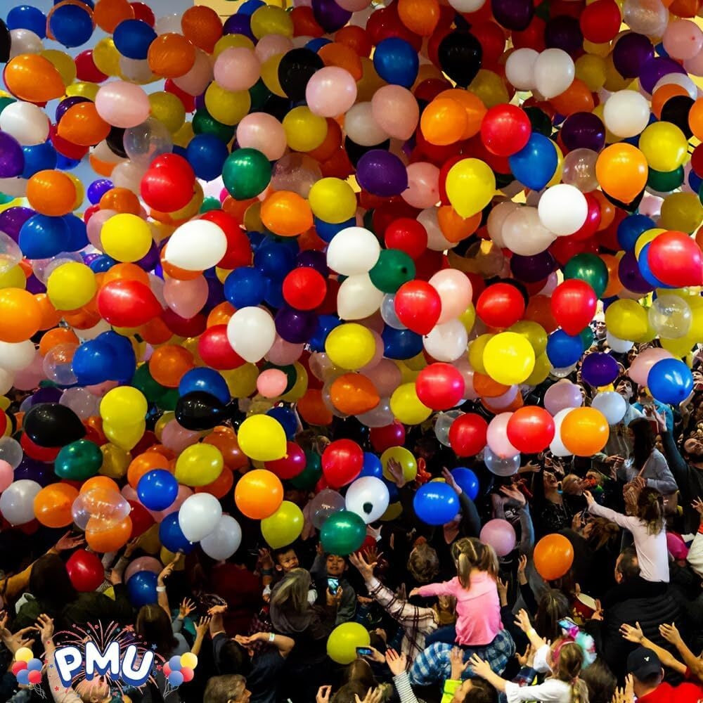 PMU Balloon Release - Reusable Balloon Netting - Balloon Drop Release for Birthday Celebration, Graduation, New Year’s Eve Party Supplies