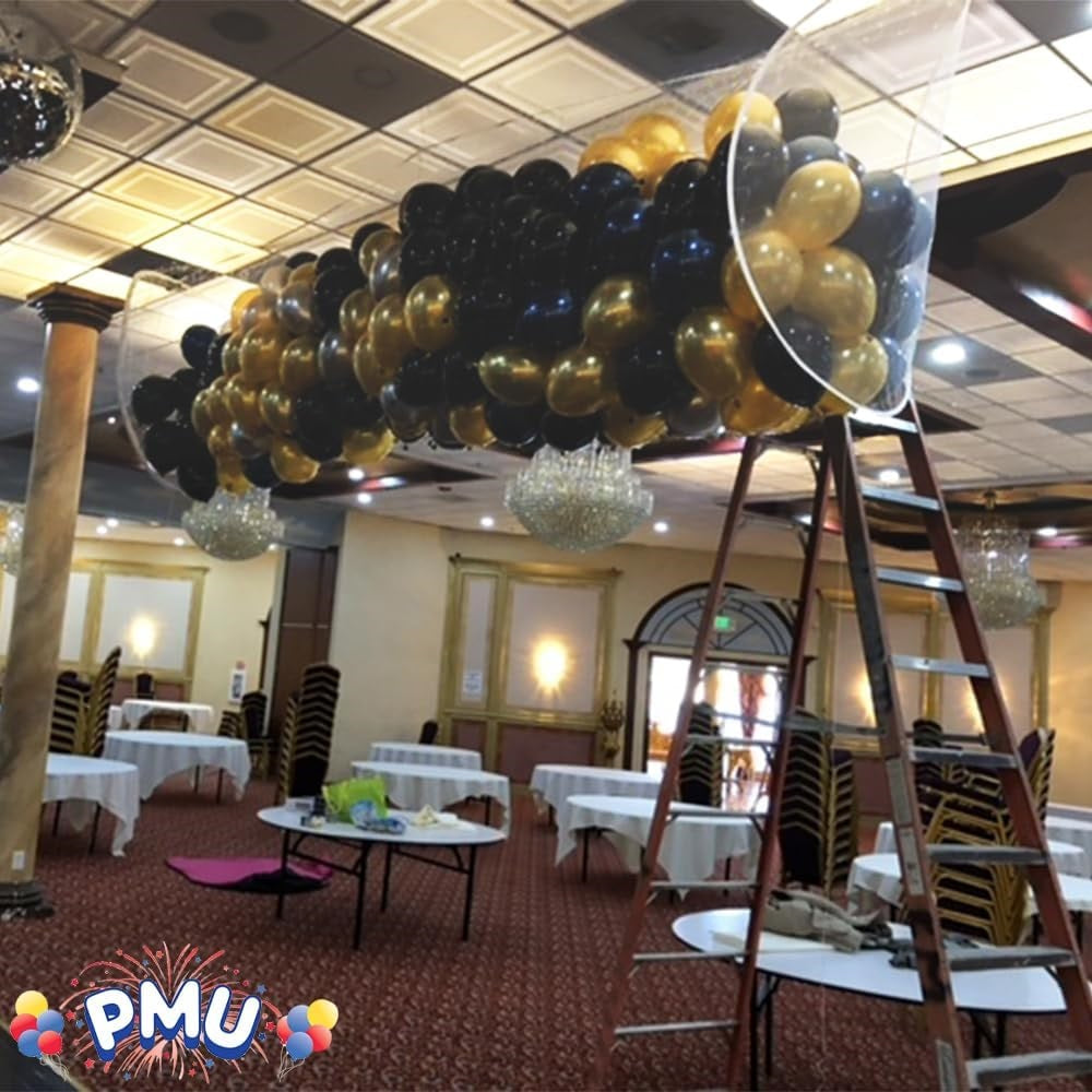 PMU Balloon Release - Reusable Balloon Netting - Balloon Drop Release for Birthday Celebration, Graduation, New Year’s Eve Party Supplies