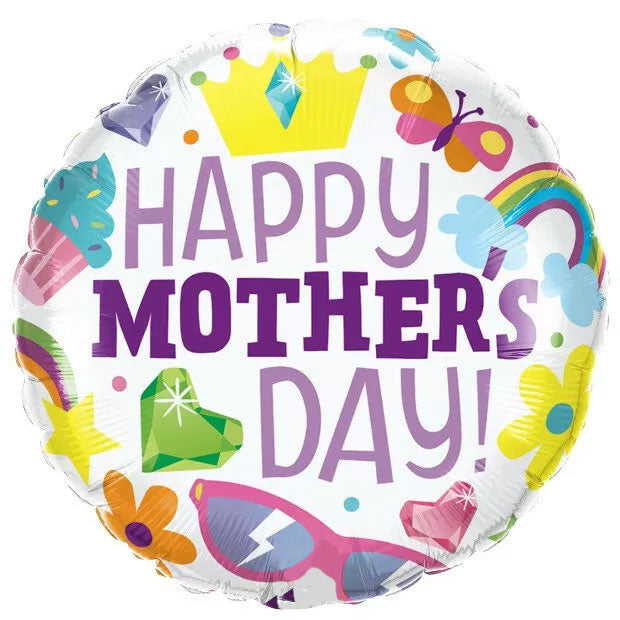 PMU Mother's Day 18 Inch Mylar Balloon.