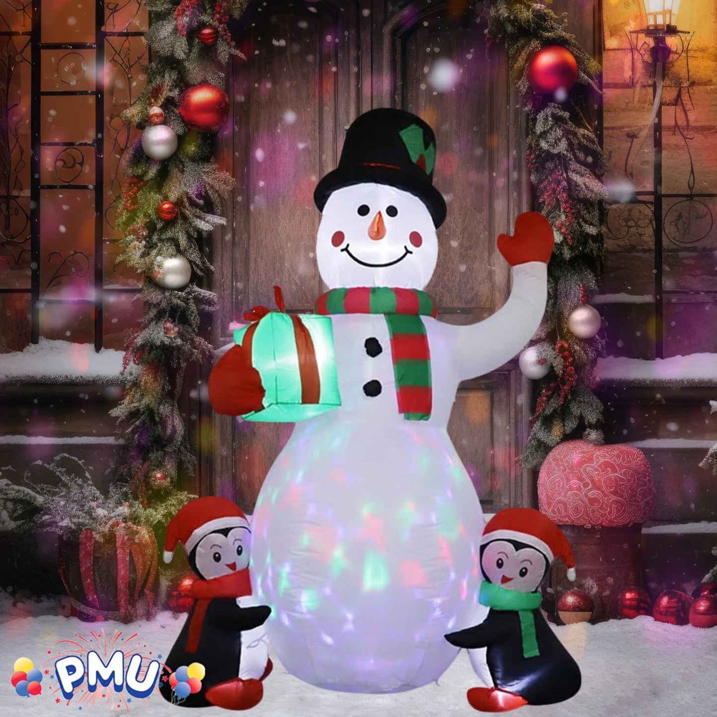 PMU Christmas - Holiday Decorations for Indoor Outdoor Yard Garden (1/pkg) Pkg/1