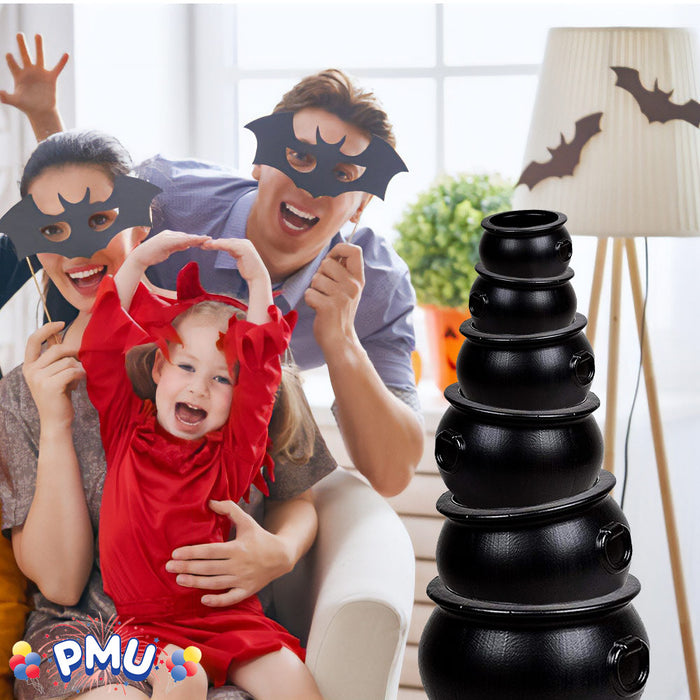 PMU Halloween Cauldron - Multi-Pack Assortment Plastic Candy Holder for Kids - Halloween Party Favors & Supplies
