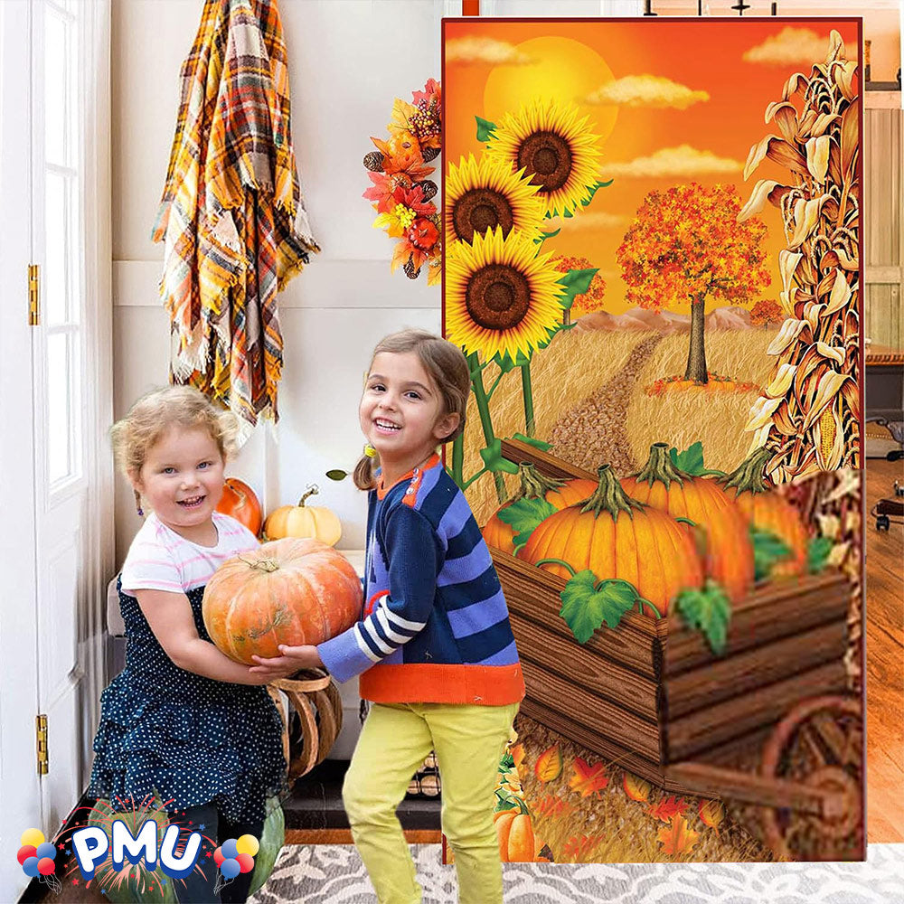 PMU Door Covers - Thanksgiving Door Covers - Thanksgiving Banner - Front Door Cover for Thanksgiving