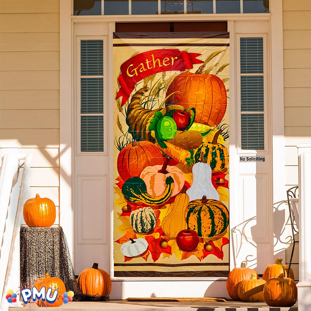 PMU Door Covers - Thanksgiving Door Covers - Thanksgiving Banner - Front Door Cover for Thanksgiving
