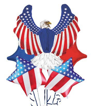 PMU USA 18 Inch Mylar-Foil Balloon