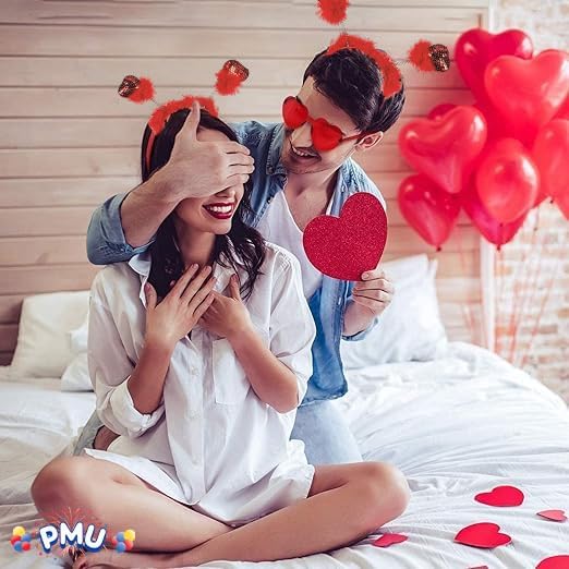 PMU Valentine's Day Head Boppers Valentines Day Headband Holiday Party Costume Accessories and Photo Props