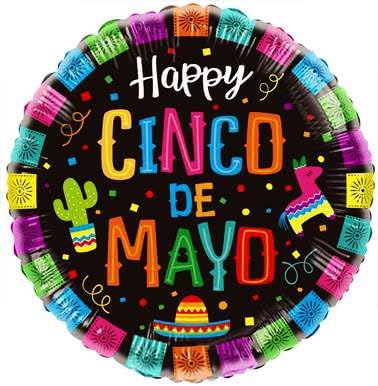 PMU Cinco de Mayo 18 Inch Mylar Balloon