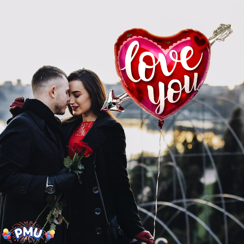 PMU Valentine's Day Mylar - Foil Balloons Proposal, Special Events, Photo Props Party Decoration and Accessories