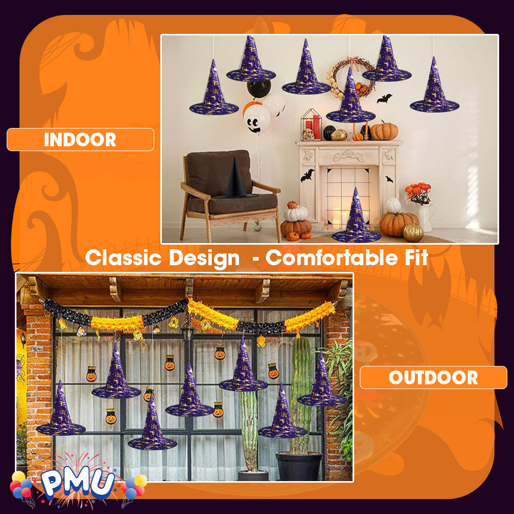 PMU Halloween Party Accessories Decoration Costume Witch Hats