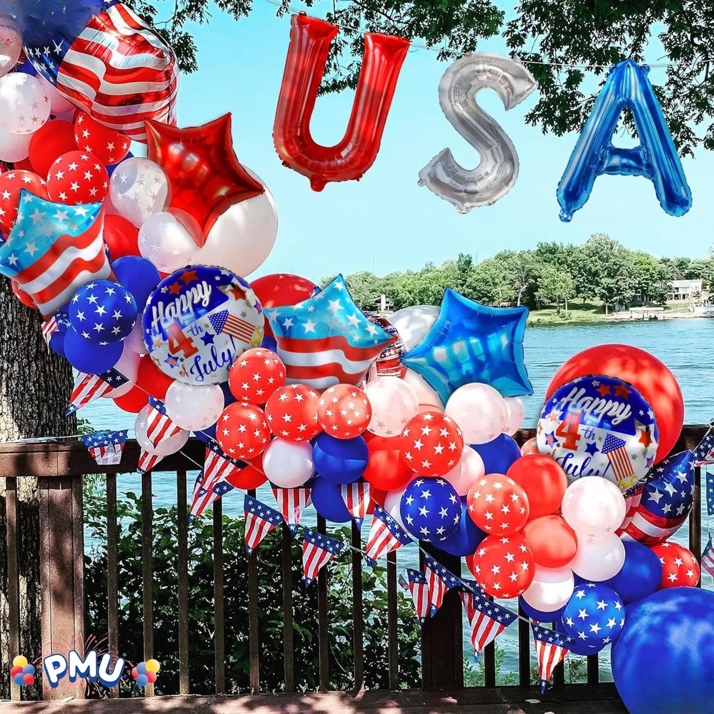PMU USA 18 Inch Mylar-Foil Balloon