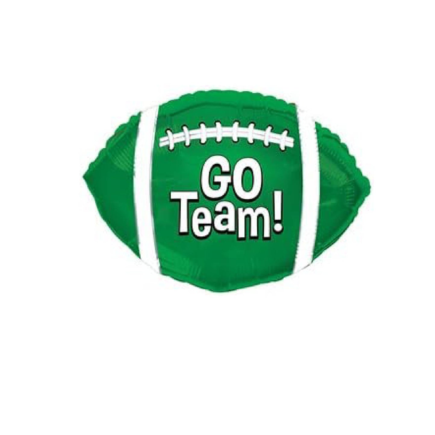PMU Football Balloons 10 Inches Pre-Inflated Stick Mylar