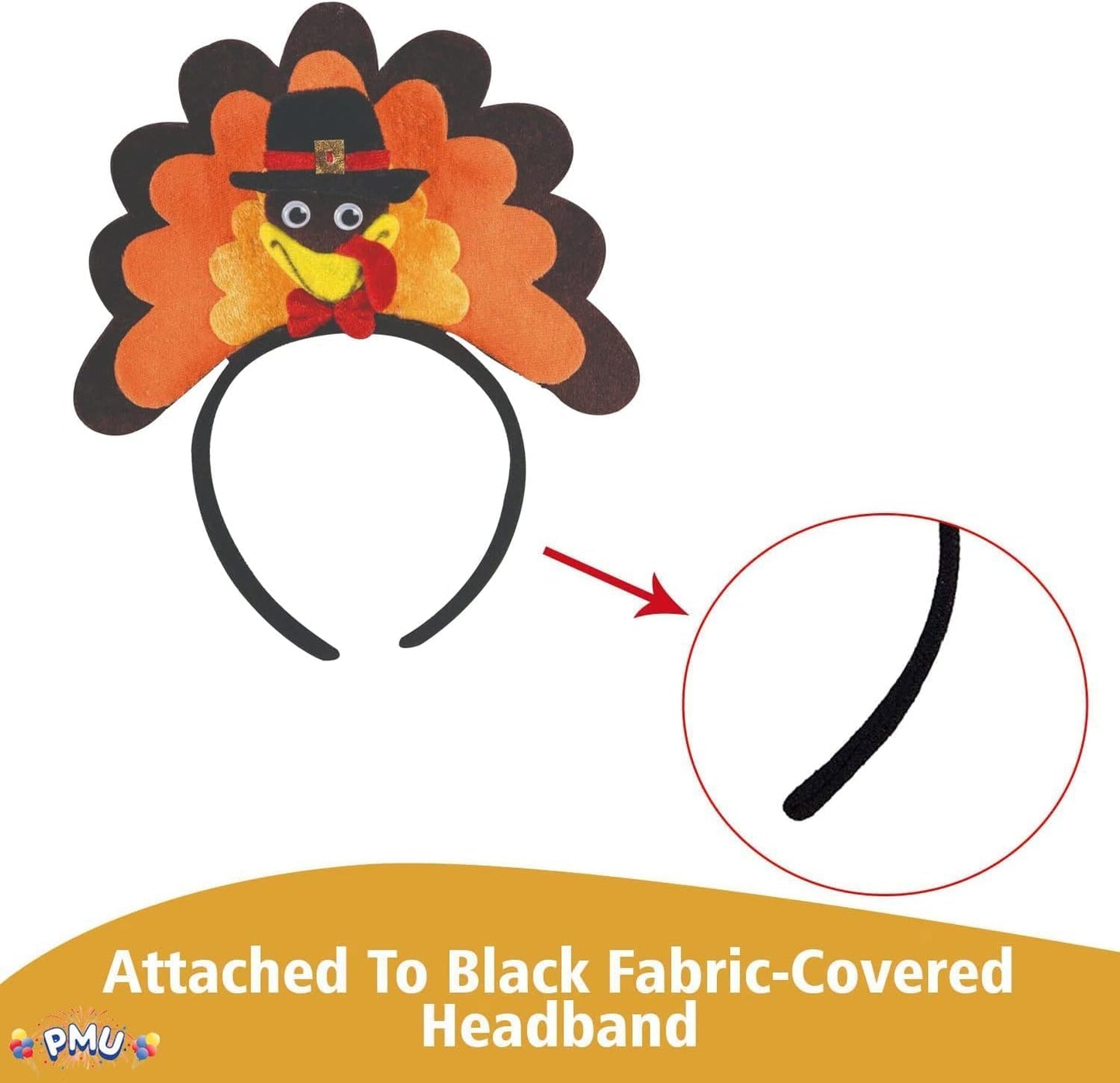 PMU Thanksgiving Headbands & Hats Party Costume Accessories