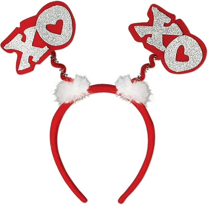 PMU Valentine's Day Head Boppers Valentines Day Headband Holiday Party Costume Accessories and Photo Props
