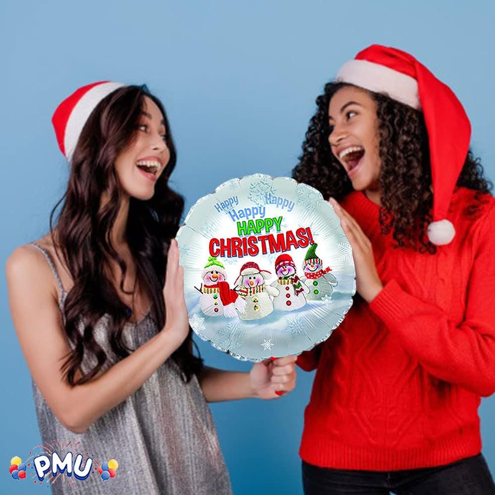 PMU Christmas 18 and 48 Inch Mylar-Foil Balloons