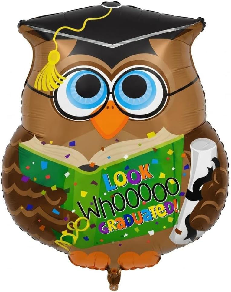 PMU Graduation Congrats Grad Star Shape 30 Inch Mylar Balloon