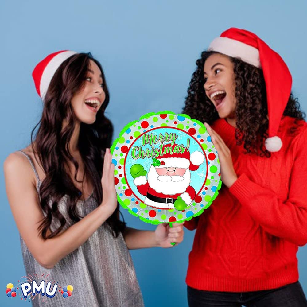 PMU Christmas 18 and 48 Inch Mylar-Foil Balloons