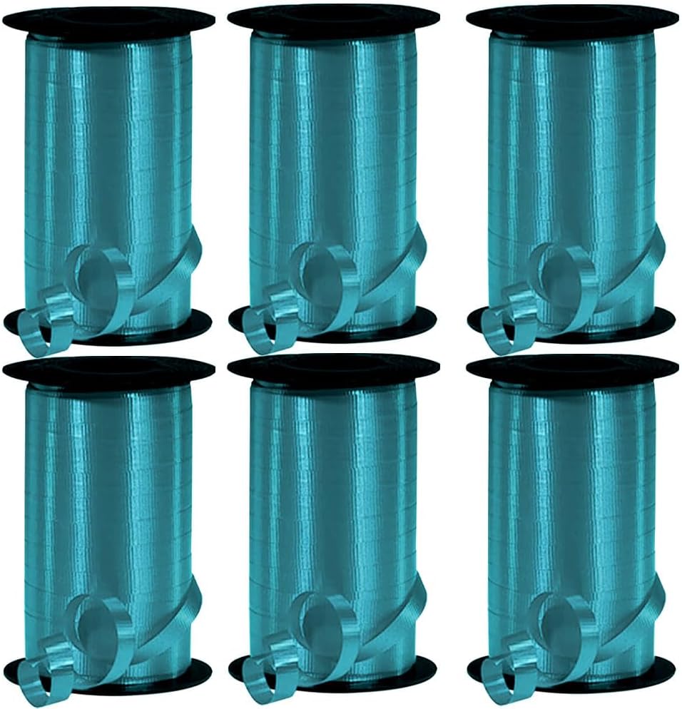 PMU Curling Ribbon - Crimped Texture Curling Ribbons for Gift Box Wrapping, Florist Flowers, Birthday Party Decorations, Festival Art Craft & Christmas Décor 3/8 Inch X 250 Yards