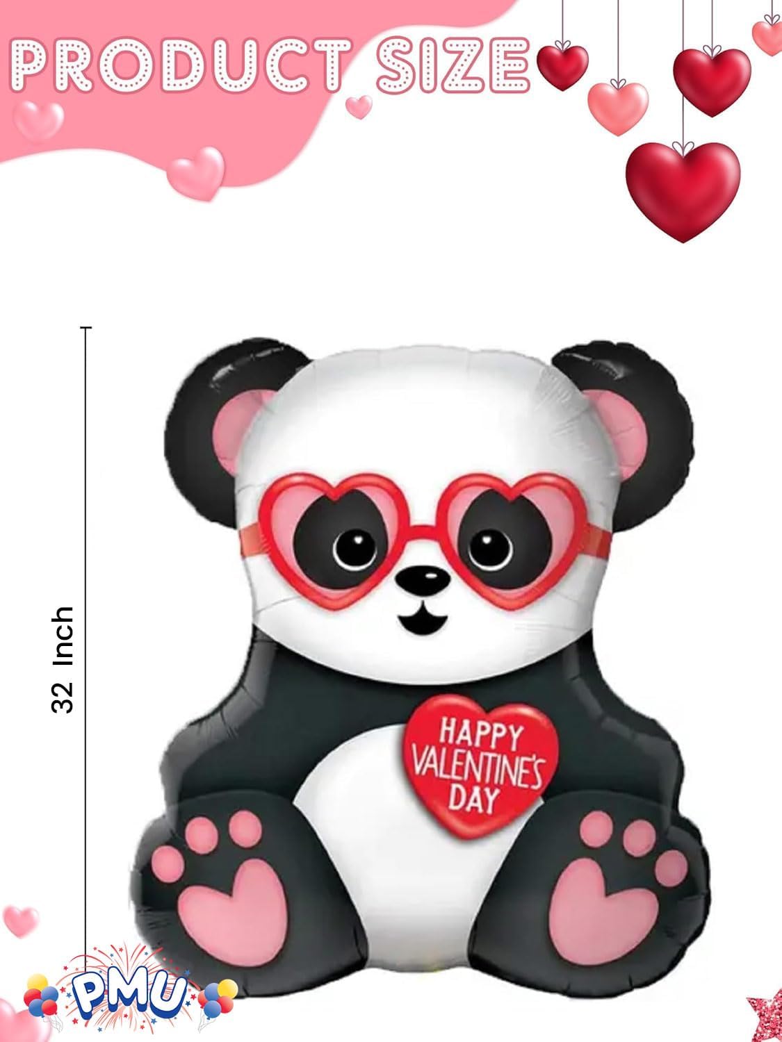 PMU Valentine's Day Mylar - Foil Balloons Proposal, Special Events, Photo Props Party Decoration and Accessories