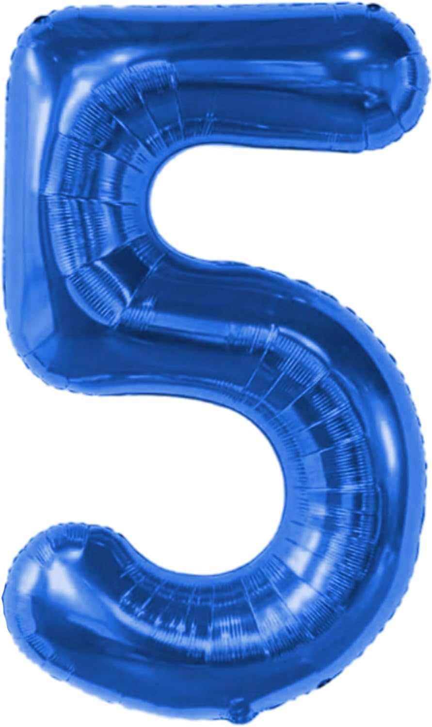 PMU Number Five "5" Shape 40in Mylar Balloon Pkg/1