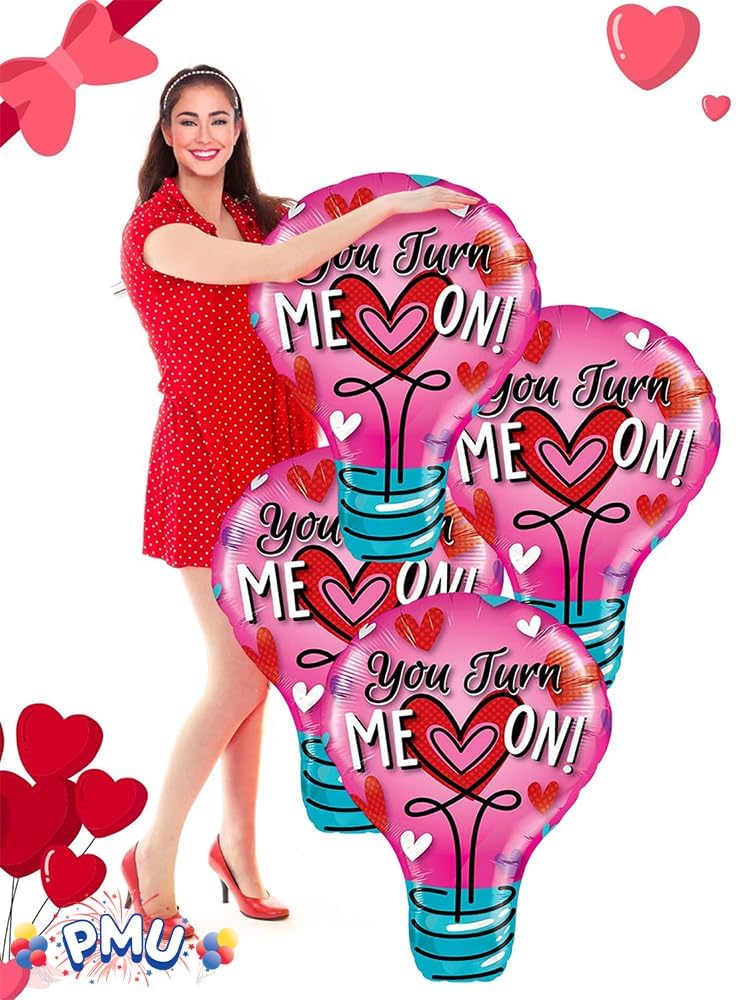 PMU Valentine's Day Mylar - Foil Balloons Proposal, Special Events, Photo Props Party Decoration and Accessories