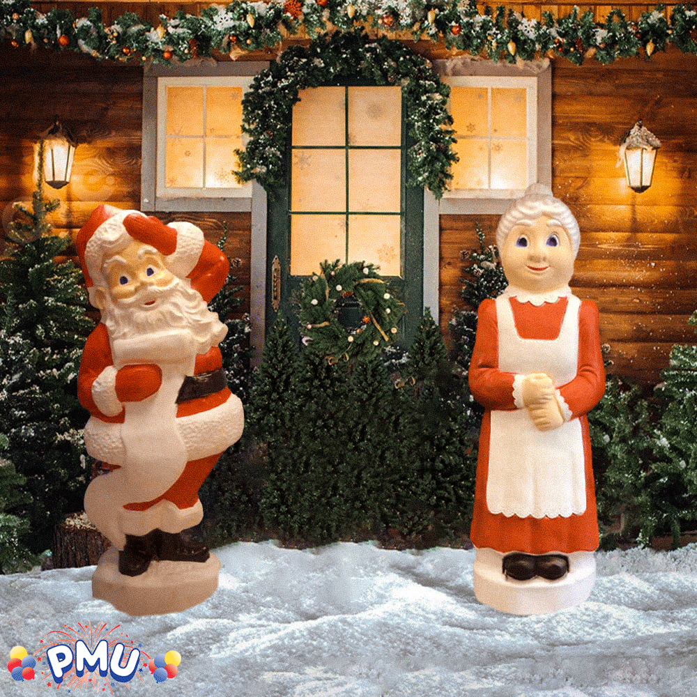 PMU Christmas - Holiday Decorations for Indoor Outdoor Yard Garden (1/pkg) Pkg/1