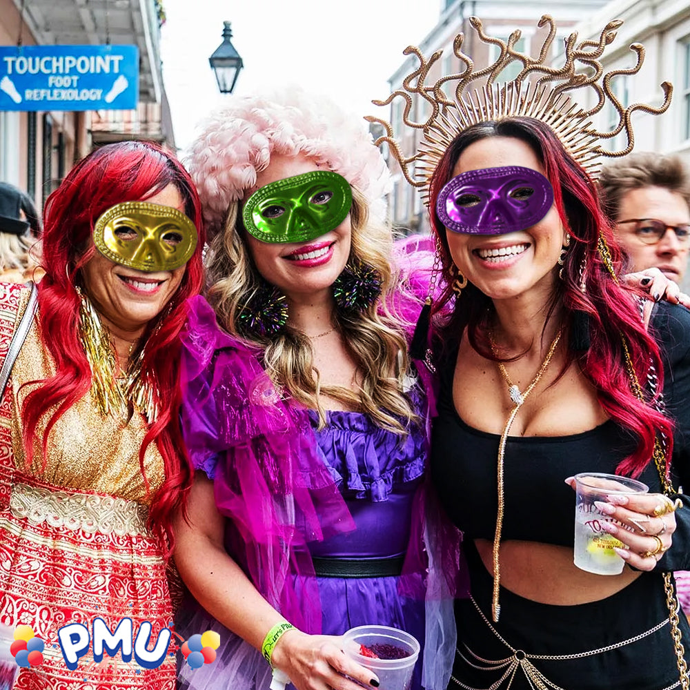 PMU Mardi Gras Jester, Crawfish, Sequin Hat, Headband Costume Accessory