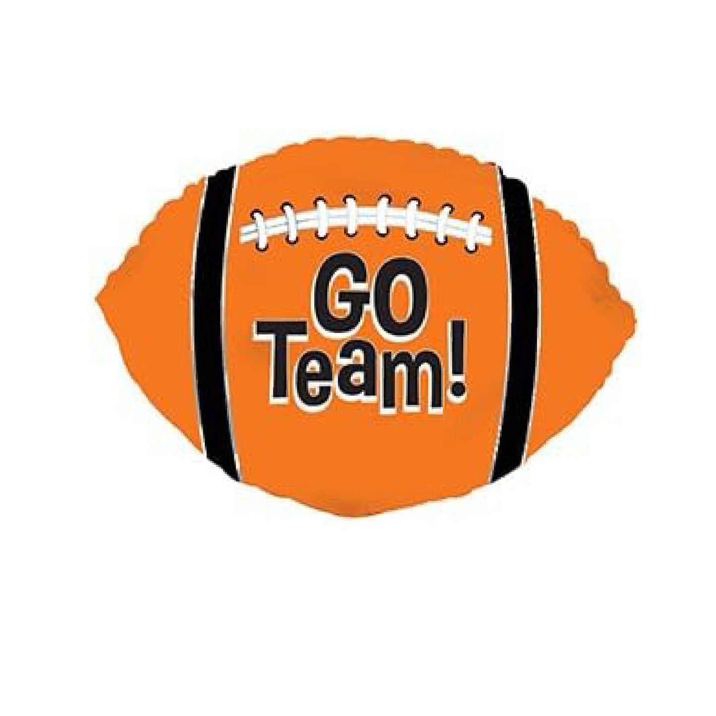 PMU Football Balloons 10 Inches Pre-Inflated Stick Mylar