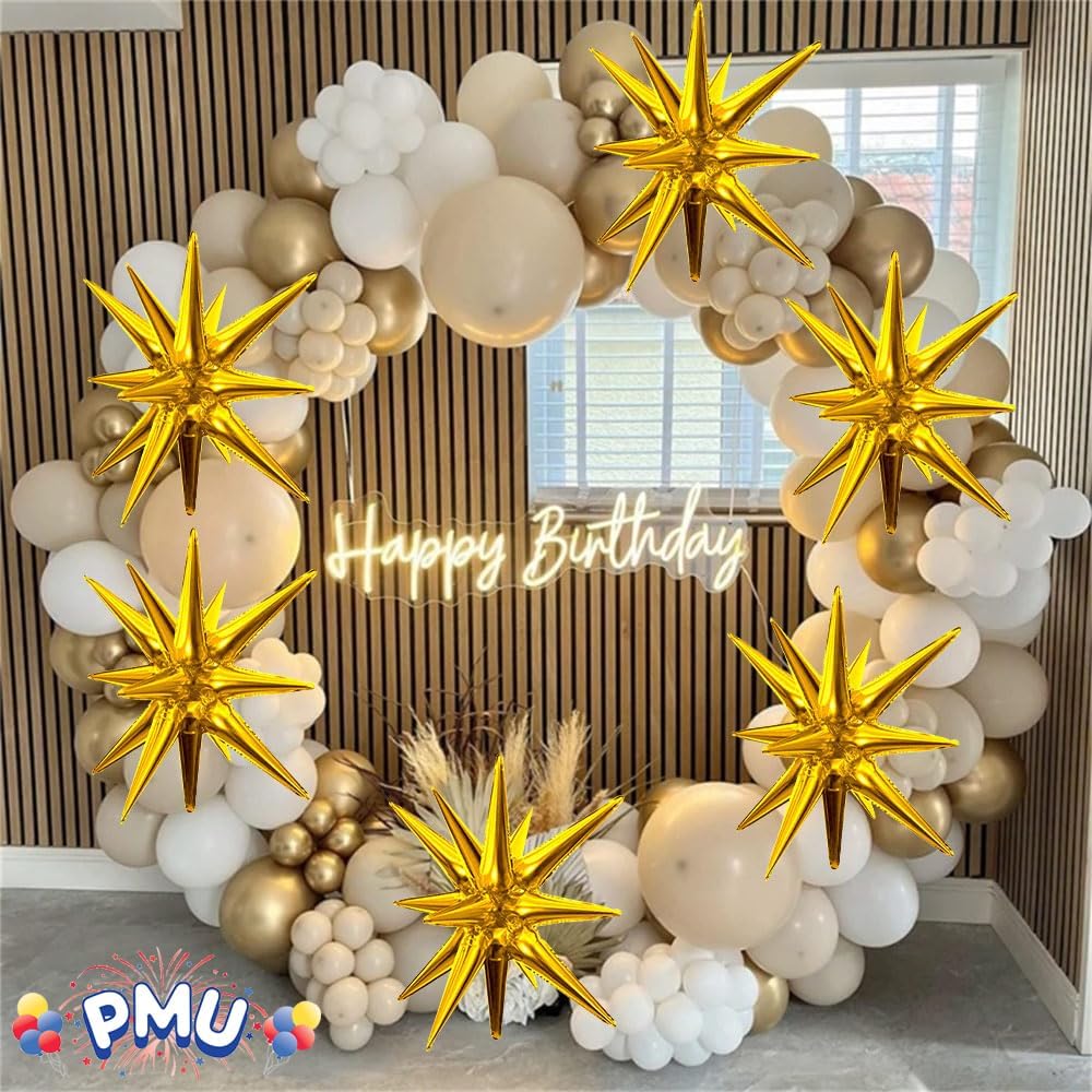 PMU Magic Starburst 22 & 42 Inch Mylar Balloon