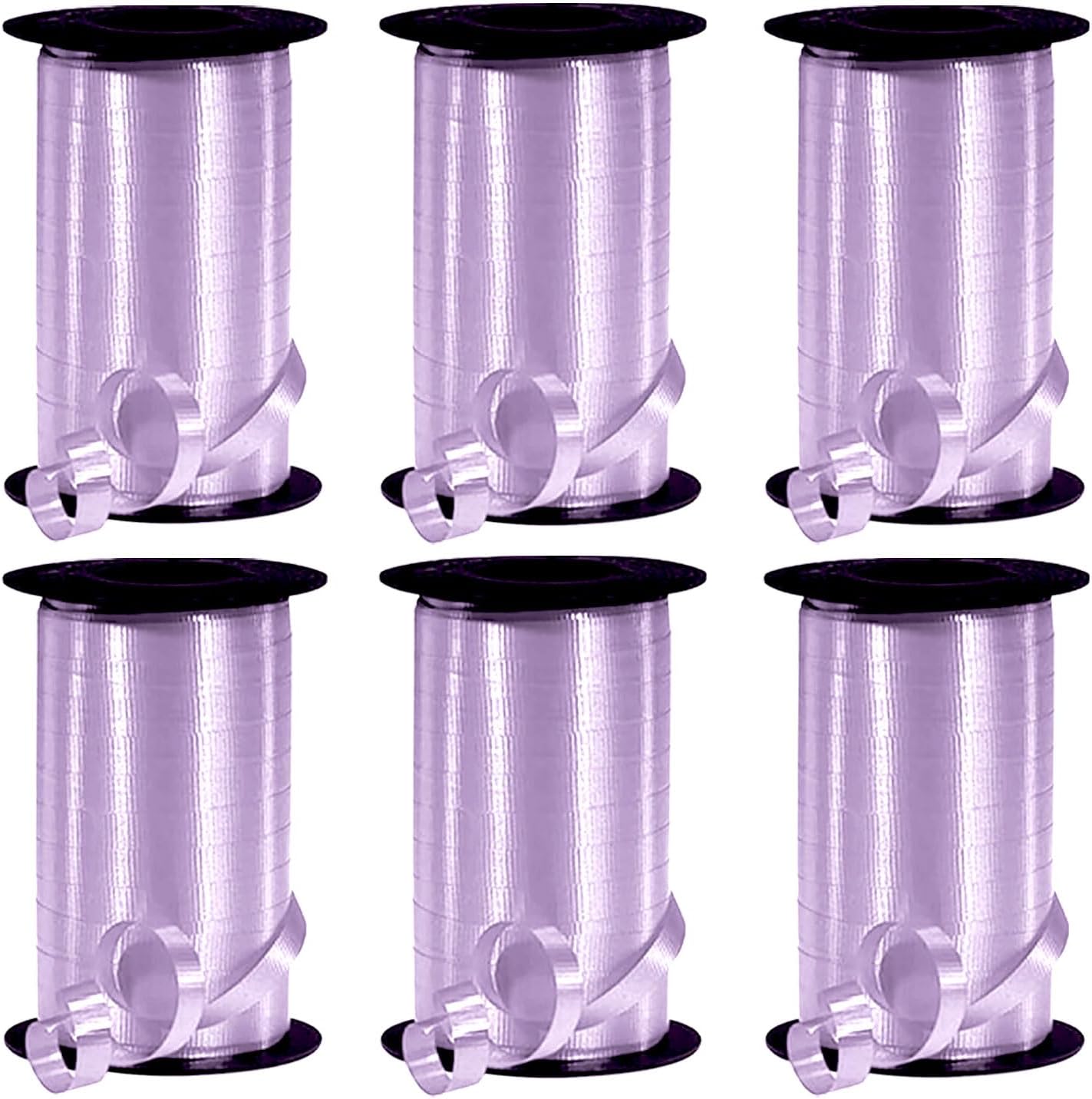 PMU Curling Ribbon - Crimped Texture Curling Ribbons for Gift Box Wrapping, Florist Flowers, Birthday Party Decorations, Festival Art Craft & Christmas Décor 3/8 Inch X 250 Yards