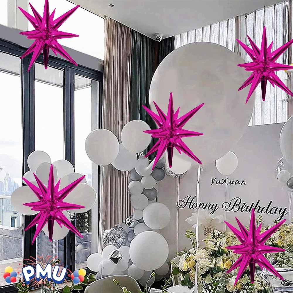 PMU Magic Starburst 22 & 42 Inch Mylar Balloon