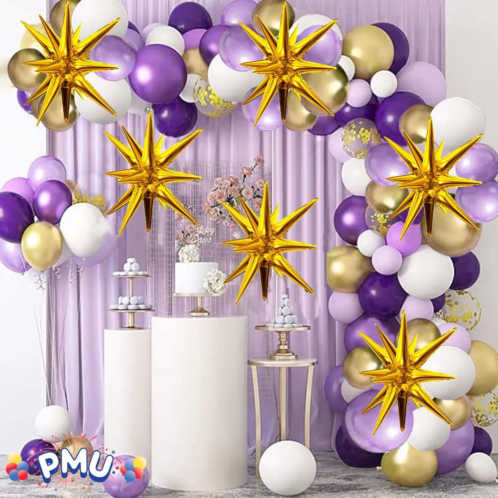 PMU Magic Starburst 22 & 42 Inch Mylar Balloon